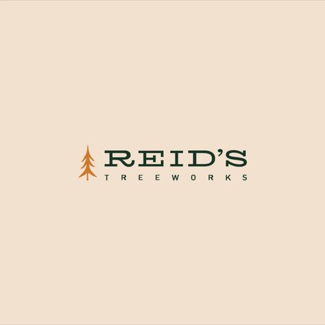 Logo for Reid's Treeworks – An arborist Arborist Logo, Their Story, Branding Identity, He Is Able, Outdoor Adventure, The Outdoors, Division, Brand Identity, To Tell