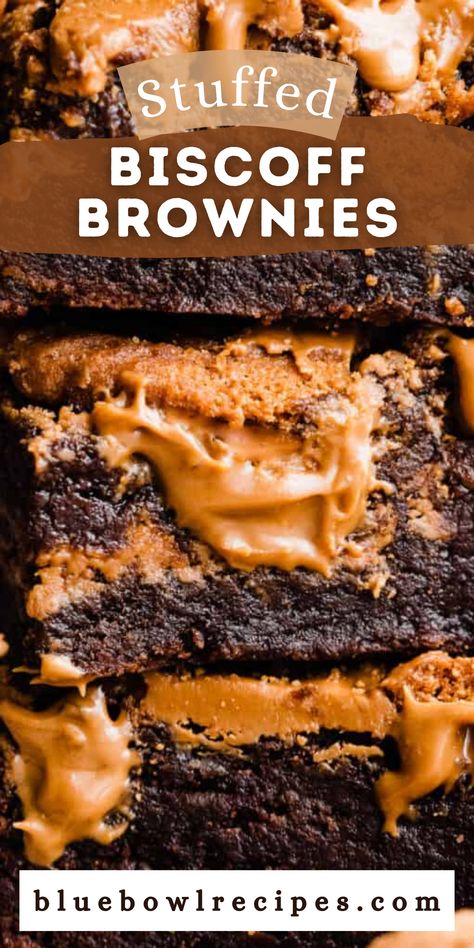 Recipe With Cookie Butter, Cookie Jar Brownies, Desserts With Cookie Butter, Biscoff Cookie Butter Cheesecake, Biscoff Cookie Desserts, Biscoff Brownies Recipe, Cookie Butter Brownies, Gourmet Brownies Recipes, Cookie Butter Cake Recipes