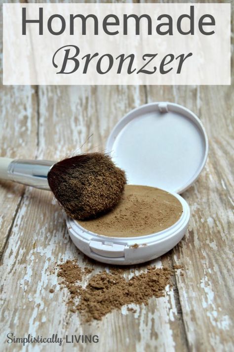 Homemade Bronzer, Diy Bronzer, Diy Makeup Organizer, Diy Makeup Recipe, Beauty Diy Skincare, Natural Beauty Routine, Makeup Recipes, Homemade Makeup, Face Scrub Homemade