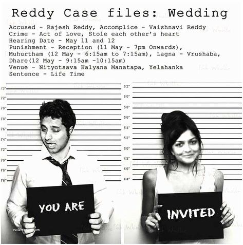 Wedding Invite Wording Funny, Indian Wedding Invitation Wording, Quirky Wedding Invitations, Wedding Invitation Quotes, Funny Invitations, Wedding Quotes Funny, Wedding Invitation Ideas, Funny Wedding Cards, Funny Wedding Invitations