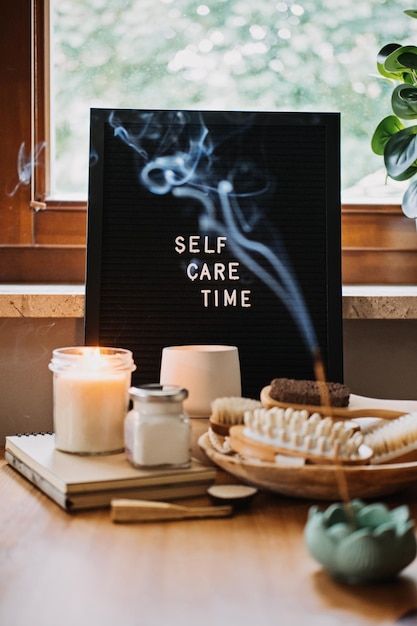 Selfcare wellness concept letter board t... | Premium Photo #Freepik #photo #health-beauty #skin-care-routine #beauty-care #body-care Vision Board Photos Health, Body Health Aesthetic, Vision Board Photos Self Care, Self Care Moodboard, Selfcare Photos, Vision Board Skin Care, Selfcare Aesthetic Pictures, Wellness Aesthetic Photography, Health Vision Board Photos