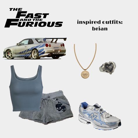 Fast And Furious Outfits Inspired, Fast And Furious Women Outfits, The Fast And The Furious Outfits, Fast And Furious Aesthetic Outfits, Fast And Furious Fashion, Fast And Furious Outfits Style, Fast And Furious Outfits, Fast And Furious Clothing Aesthetic, 2000s Outfits