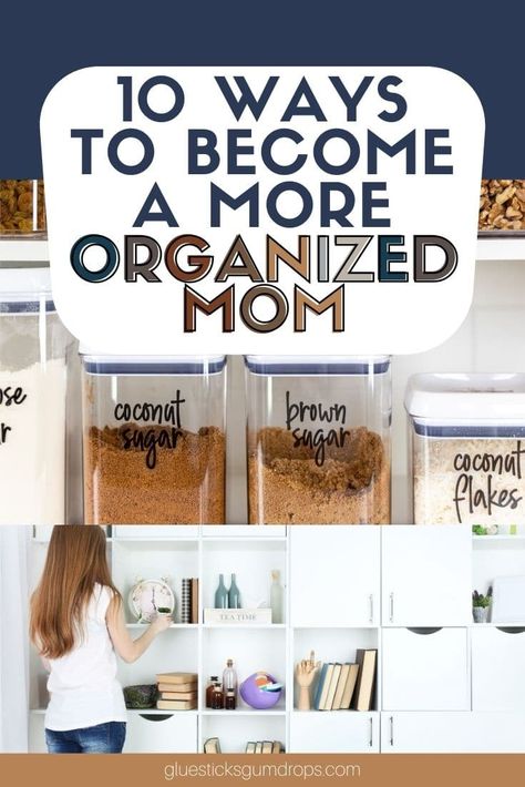 10 Easy Ways to Become a More Organized Mom - Organized Person, Homework Station, Organized Mom, More Organized, Family Organizer, Organizing Systems, Get Your Life, Professional Organizer, Friends Mom