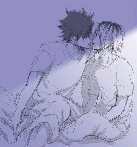 KuroKen kiss Kuroo X Kenma, Ship Pictures, Kuroo Haikyuu, Kageyama X Hinata, Kuroo Tetsurou, Haikyuu Wallpaper, Kenma Kozume, Haikyuu Funny, Haikyuu Ships