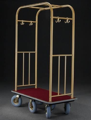 41.5" Glaro Glider Premium Bellman Cart with 6 Pneumatic Wheels - With Numerous Color Choices Deck Finishes, Cart On Wheels, Brown Carpet, Dj Booth, High Roller, Water Coolers, Black Carpet, Blue Carpet, Beige Carpet