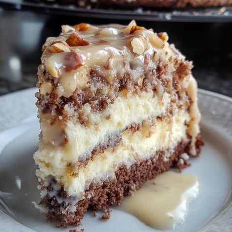 BigmamasRecipe (@bigmommasrecipe) on Threads Chocolate Cake With Cheesecake, German Chocolate Cheesecake, Moist White Cake, Coconut Pecan Frosting, Baking Measurements, Rum Cake, German Chocolate Cake, German Chocolate, Indulgent Desserts