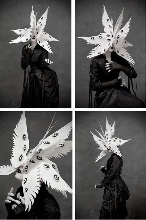 Drag Make-up, Halloween Photo, Angel Costume, Idee Cosplay, Arte Obscura, Arte Horror, Angel Art, 영감을 주는 캐릭터, Fotografi Potret