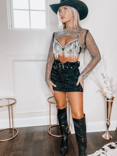 Concert Outfit Black Women, Meghan Patrick, Concert Outfit Black, Traje Cowgirl, Beyonce Concert Outfit, Concert Look, Nfr Outfits, Country Concert Outfits, Outfit Black Women