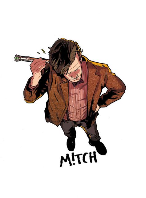 11th Doctor Fanart, Doctor Fanart, Mitch Gerads, Comic Illustrations, Fortnite V Bucks, I Am The Doctor, Doctor Who Fan Art, David Tennant Doctor Who, Bbc Tv Series