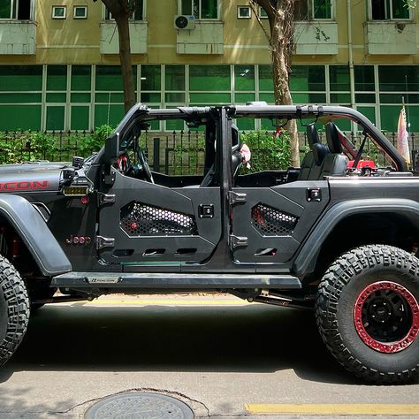 Tube Doors with Door Hinges for Jeep Wrangler JL 4 Doors LANTSUN JL1172 Tube Doors, Half Doors, Jeep Wrangler Jl, Wrangler Jl, Door Hinges, Jeep Wrangler, Hinges, Jeep, Better Living