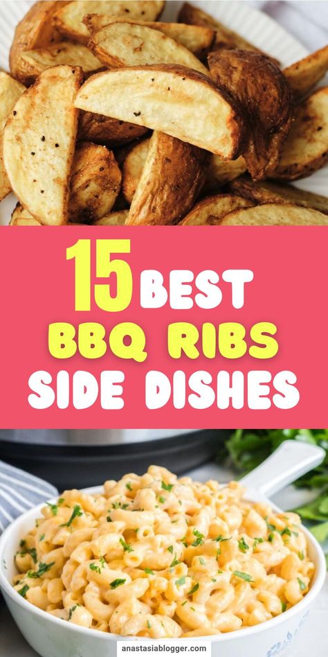 Bbq Food Sides Dishes, Side Recipes For Bbq, Ribs Dinner Ideas Sides, Rib Cook Off Party Ideas, Beef Rib Side Dishes, Bbq Dinners Grill, What Goes Good With Ribs Sides, Foods For Bbq Party, What To Serve With Pork Ribs