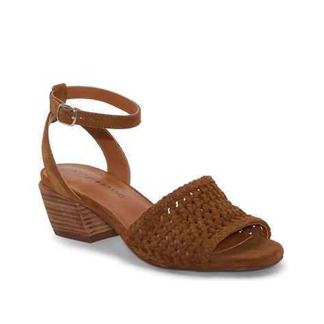 Lucky Brand-Modessa Sandal Touch up your warm weather look in time for sun and fun with the Modessa sandal from Lucky. Woven detailing brings boho chic vibes to this pair sporting a stacked heel for additional lift. Strap Sandals Women, Tan Suede, Dress Sandals, Sandal Women, Gold Leather, Strap Dress, Ankle Strap Sandals, Stacked Heel, Strap Sandals