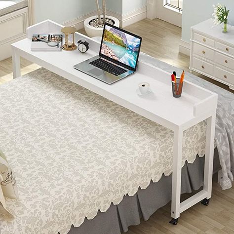 Reka Bentuk Bilik Tidur, Hiasan Dalaman Rumah, Reka Bentuk Dalaman, Overbed Table, Hiasan Bilik Tidur, Mobile Desk, Table With Wheels, Desain Furnitur Modern, Bed Table