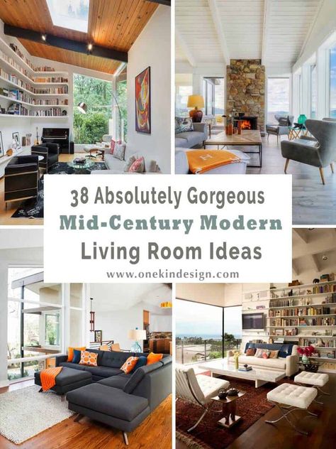 38 Absolutely gorgeous mid-century modern living room ideas Mid Century Modern Living Room Ideas, Mcm Living Room, Small Modern Living Room, Furnitur Ruang Keluarga, Modern Living Room Ideas, Mid Century Modern Bedroom, Living Room Corner, Mid Century Living, Mid Century Living Room