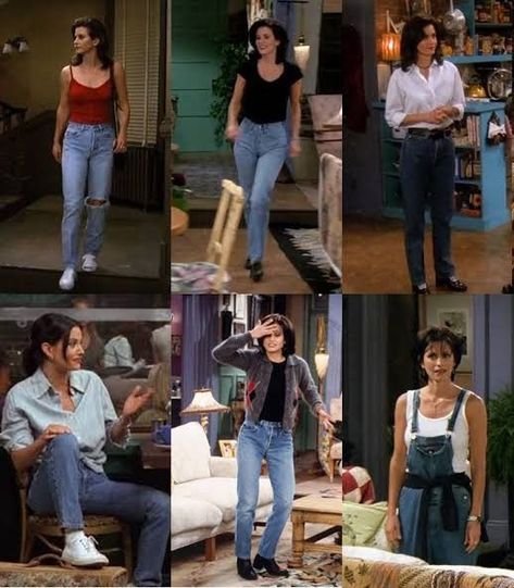 Friends Outfits 90s, Prom Dress Short, Rachel Green Outfits, 90’s Outfits, 90s Inspired Outfits, Green Beach, Tv Show Outfits, Look Retro, Outfit 90s