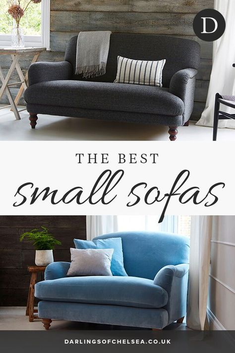 Pushed for space? Opt for a small sofa. We have a range of petite designs, perfect for tight spaces in smaller homes to help you make the most of the space you have. The Harris Tweed Glencoe has slim arms to maximise seating space. Fabric or leather? It’s your choice. #smallsofa #petitesofa #smallhome #loveseat #fabricsofa #leathersofa #darlingsofchelsea Small Velvet Sofa, Winter Living Room Decor, Chair Reupholstery, Small Sofas, British Interior Design, Modern Fabric Sofa, Sofa Uk, Winter Living Room, Bedroom Design Trends