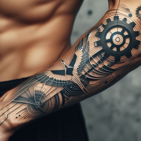 3/4 Sleeve Tattoo, Arm Tattoos For Guys Forearm, Koi Tattoo Sleeve, Realistic Tattoo Sleeve, Clock Tattoo Design, Forarm Tattoos, Cool Forearm Tattoos, Elbow Tattoos, Half Sleeve Tattoos For Guys