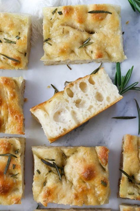 Discard Foccacia Bread Recipes, Sourdough Discard Foccacia Bread Recipes, Easy Soughdough Recipes, Sourdough Foccacia Recipe Farmhouse On Boone, Sourdough Scrap Recipes, Recipe Swap Ideas, Soft Sourdough Recipes, Sourdough Ficottia Bread, Over Proofed Sourdough Focaccia