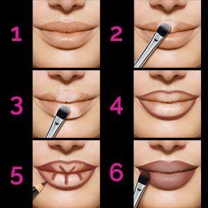 Lip Contour, Makeup Order, Makeup Brushes Guide, Lipstick Tutorial, Lipstick Palette, Lip Makeup Tutorial, Lip Liners, Eye Makeup Steps, Lip Contouring