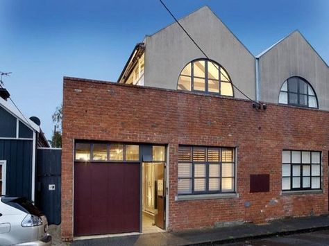 Industrial warehouse space converted to a residence. I love this type of dwelling.: Warehouse Apartments, Warehouse Exterior, Brick Warehouse, Warehouse Apartment, Industri Modern, Warehouse Living, Converted Warehouse, Warehouse Space, Building Facades