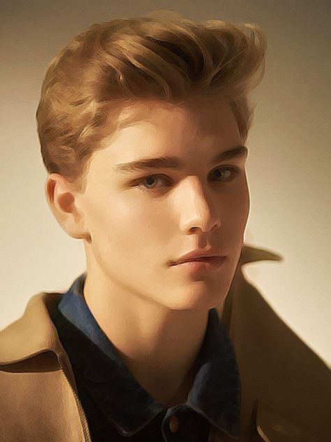 Modelling Poses, Male Portrait Reference For Artists, Oscar Wadsager, Carswell Thorne, Blonde Man, Modeling Poses, 얼굴 드로잉, 얼굴 그리기, Character Inspiration Male