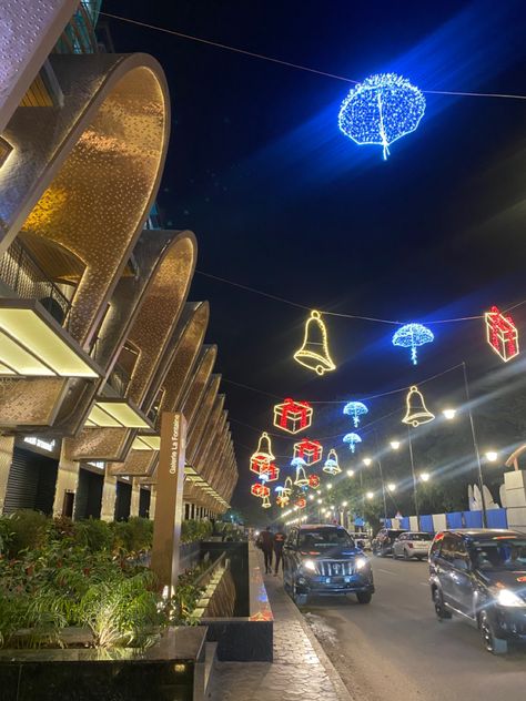 Galerie la Fontaine | Christmas lights | Christmas aesthetic | Christmas in Congo Congolese Aesthetic, Congo Aesthetic, Congolese Culture, Congo Drc, Images Harry Potter, Dr Congo, Urban Fabric, Aesthetic Christmas, Lights Christmas