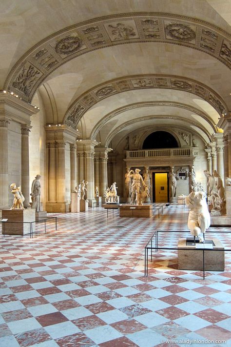 Sculpture gallery on a Louvre after-hours tour in Paris France The Louvre, Best Museums In The World, Paris Museums Aesthetic, The Louvre Museum Aesthetic, Paris Louvre Museum Aesthetic, France Museum Aesthetic, Louvre Photography, Paris Museum Aesthetic, Louvre Museum Aesthetic