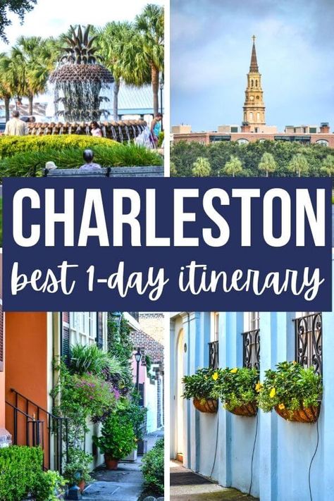 One Day In Charleston SC - The Perfect Itinerary + Map! Places To Go In Charleston Sc, Weekend Trip To Charleston Sc, Top Things To Do In Charleston Sc, City Market Charleston Sc, 1 Day In Charleston Sc, Charleston South Carolina One Day, Locals Guide To Charleston Sc, 2 Days In Charleston Sc, Southern Charm Charleston Tour