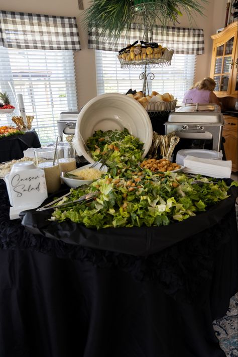 Appetizer Displays Presentation, Salad Buffet Display Presentation, Food Arrangement Ideas Buffet Tables Wedding Reception, Salad Bar Decoration Ideas, Salad Bar Display Presentation, Salad Display Ideas Presentation, Salad Bar Wedding Receptions, Salad Table Display Buffet, Chicken Salad Display Ideas