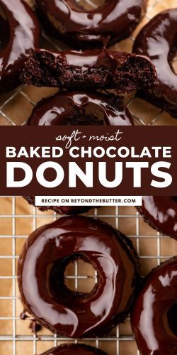 Baked Chocolate Doughnut Recipes, Easy Chocolate Donut Recipe, Chocolate Doughnuts Recipe, Cake Donuts Baked, Homemade Baked Donuts, Chocolate Donuts Baked, Doughnut Recipe Easy, Cake Donuts Recipe, Easy Donut Recipe