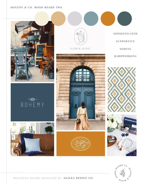 Navy Blue Aesthetic Color Palette, Navy And Beige Aesthetic, Modern Branding Color Palette Blue, 2023 Branding Colors, Navy Blue And Beige Aesthetic, Navy Blue Mood Board, Blue Mood Board Aesthetic, Design Mood Board Inspiration, Aesthetics Branding