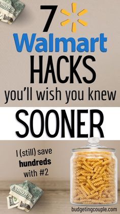 Walmart Hacks, Walmart Hack, Saving Money Frugal Living, Cheap Living, Couple Budgeting, Saving Hacks, Money Frugal, Money Budgeting, Savings Strategy