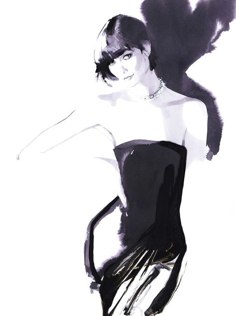 He's the master of capturing beauty in brushstrokes. Figurative Art Painting, Nomad Hotel, Patrick Nagel, David Downton, Nadja Auermann, Fashion Illustration Watercolor, Watercolor Fashion, Fashion Design Portfolio, Karlie Kloss