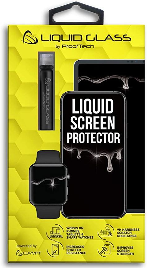 Liquid Glass Screen Protector for Up to 4 Devices | Universal for All Smartphones Tablets Smart Watches Paper Like Screen Protector Ipad, Ipad Paper Screen Protector, Iphone 11 Screen Protector, Iphone Screen Protector, Screen Protector Packaging, Glass Packaging, Glass Protector, Glass Coating, Smart Watches