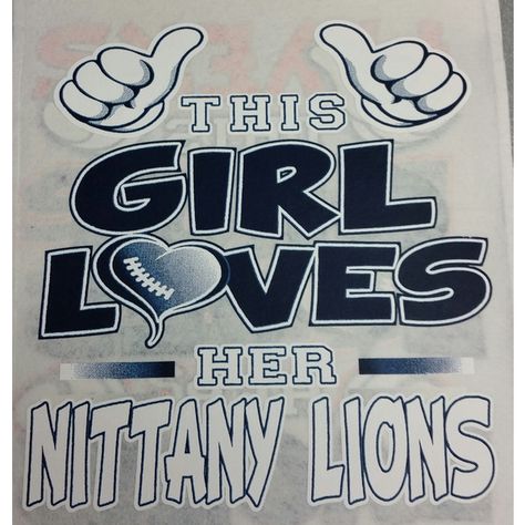 Penn State This Girl Loves Her Nittany Lions Gildan Women's v-Neck... ($20) ❤ liked on Polyvore featuring tops, t-shirts, black, women's clothing, black shirt, collared shirt, vneck t shirts, cotton v neck t shirts and cotton shirts Penn State Logo, I 3 U, Penn State Football, V Neck T Shirts, Penn State University, Nittany Lion, Clothing Black, Shirts Black, Football Logo