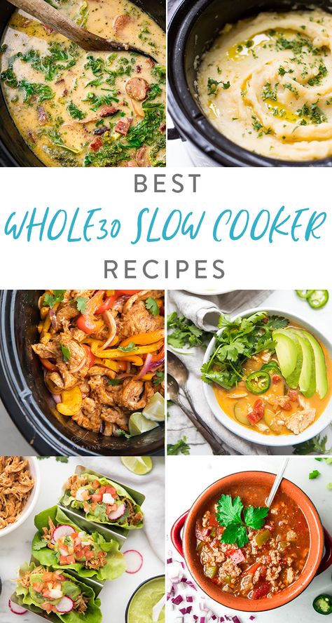 Whole 30 Slow Cooker Recipes, Whole 30 Crockpot Recipes, Whole30 Slow Cooker, Best Slow Cooker Recipes, Whole 30 Meal Plan, Slow Cooker Meals, Recipe List, Slow Cooker Recipe, Slow Cooker Chili