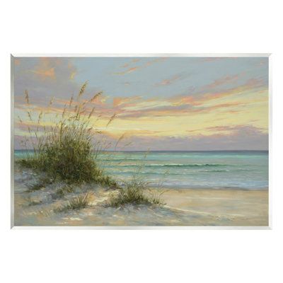 Proudly made in the USA, our stretched canvas, floter framed, framed giclée and wall plaques are created with only the highest standards. We print with high quality inks . The art comes ready to hang with no installation required. Format: Wall Plaque, Size: 13" H x 19" W x 0.5" D Beach Path, Oversize Artwork, Beach Grass, White Framed Art, Black Framed Art, Coastal Painting, Painting Inspo, Wall Art Plaques, Art Print Wall