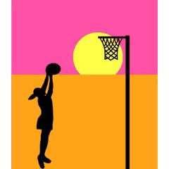 Netball GIF. Netball goal shooter scoring goal. Practice till you can't get it wrong Netball Goal Shooter, Netball Birthday Cards, Netball Net, How To Play Netball, Sun Halo, Cirrus Cloud, Rainbow Circle, Cards Packaging, Party 2023