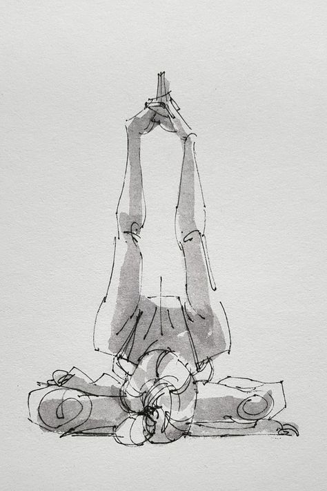 Drawing Of Meditation, Yoga Figure Drawing, Yoga Aesthetic Illustration, Yoga Aesthetic Drawing, Fitness Art Illustration, Yoga Sketch Art, Yoga Watercolor Paintings, Health Drawings Art, Yoga Wallpaper Art