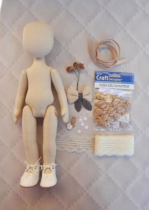 Sewing Set, Fabric Doll Pattern, Anna Doll, Doll Patterns Free, Homemade Dolls, Rag Doll Pattern, Doll Sewing, Rag Dolls Handmade, Doll Sewing Patterns