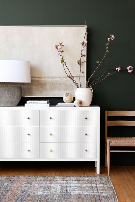 How our Team is Refreshing our Homes For Spring Dresser Styling, Sofa Velvet, Transitional Bedroom, Studio Mcgee, Bedroom Dressers, Dresser Decor, Future Plans, Vintage Modern, Home Fashion