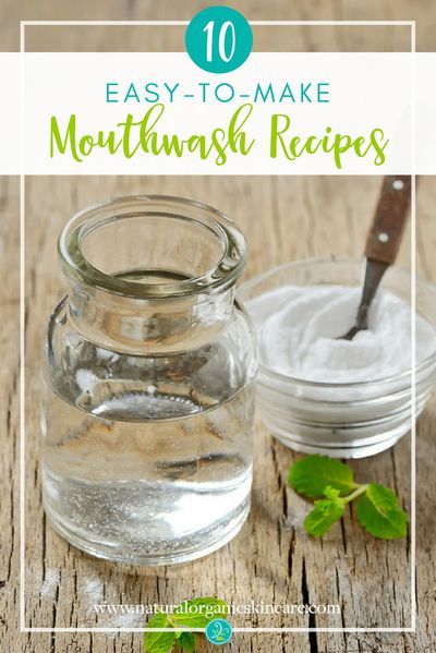 Want to learn how to make your own mouthwash? Here are 10 easy-to-make DIY mouthwash recipes! #mouthwash | naturalorganicskincare.com Diy Mouthwash Recipes, Remineralizing Mouthwash, Mouthwash Recipe, Diy Mouthwash, Homemade Mouthwash, Mouth Wash, Natural Mouthwash, Skin Perfection, Natural Hair Mask