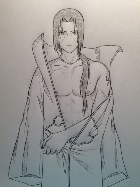 Desen Realist, Naruto Sketch Drawing, Naruto Tattoo, Itachi Uchiha Art, Naruto Sketch, Best Anime Drawings, Manga Naruto, Naruto Drawings, Desen Anime