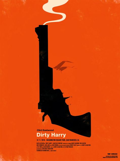 Designed by Saul Bass Saul Bass Posters, Plakat Design Inspiration, Olly Moss, Francesca Eastwood, Minimalist Poster Design, Screen Print Poster, Dirty Harry, Film Poster Design, Classic Movie Posters