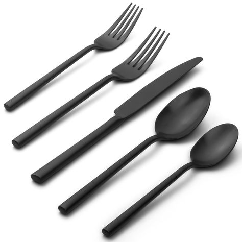 PRICES MAY VARY. Multipurpose Flatware Set: This high-performance Alata flatware set caters to all dining occasions: from a cozy family dinner to large-scale gatherings. This set is suitable as camping silverware set and also serves as an elegant dining ware set for 8, an impeccable choice for modern households and adventurous outdoorsy folks alike Superior Quality & Craftsmanship: Our cutlery set is made of advanced 18/0 stainless steel. This stainless flatware is crafted with advanced hot forg Traditional Table Setting, Cutlery Set Stainless Steel, Stainless Steel Silverware, Dining Ware, Eating Utensils, Salad Fork, Candle Light Dinner, Dinner Fork, Stainless Steel Flatware