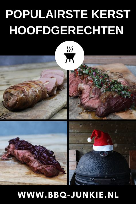 Hier doen we het al jaren en ik zie het de afgelopen paar jaar ook om me heen steeds vaker gebeuren; De BBQ aansteken met Kerst. Soms alleen voor het hoofdgerecht, maar ook steeds vaker komt het volledige kerstdiner van de BBQ. Dat vind ik natuurlijk een uitmuntend idee en daarom heb ik eens gekeken welke recepten op de site het meest bezocht worden zo vlak voor én tijdens de kerstdagen. In dit blog deel ik de 15 meest bezochte recepten met je, waarbij ik ze heb ingedeeld per gang. Winter Bbq, Bbq Desserts, Winter Desserts, Big Green Egg, Green Eggs, Green