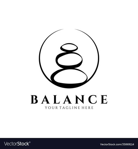 Stability Symbol Tattoo Ideas, Balance Logo Design Symbols, Relax Logo Design, Relax Symbol, Stability Symbol, Circle Illustration Design, Meditation Signs, Balance Logo Design, Spiritual Logo Design