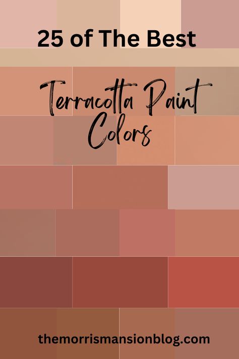 25 of The Best Terracotta Paint Colors (2023) Terra Cotta Paint Colors, Terracotta Paint Colors, Terracotta Kitchen Walls, Terra Cotta Paint, Terra Cotta Paint Color, Rust Color Paint, Terracotta Walls, Shades Of Terracotta, Terracotta Kitchen