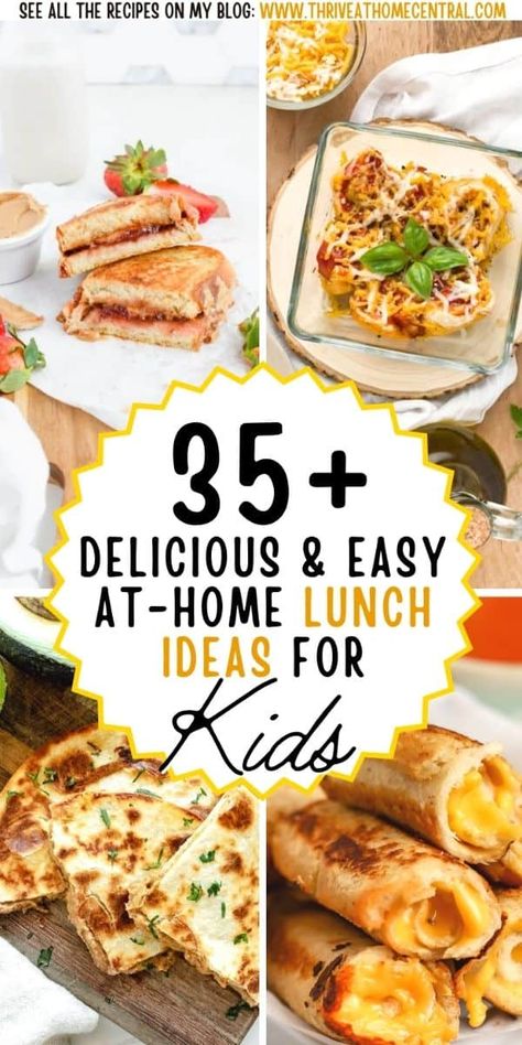 Lunch Ideas For Kids At Home, Kids Lunches At Home, Summer Lunches For Kids At Home, Lunch For Kids At Home, Lunch Ideas Kids At Home Meals, Easy Kid Lunches At Home, At Home Lunch Ideas, Kids Lunch Ideas For Home, Home Lunch Ideas