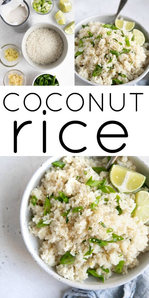 Rice Cooker Coconut Rice, Saffron Rice Recipe, Veggie Casseroles, Coconut Rice Recipe, Delicious Rice, Protein Bowls, Cibo Asiatico, Rice Cooker Recipes, Satisfying Eats